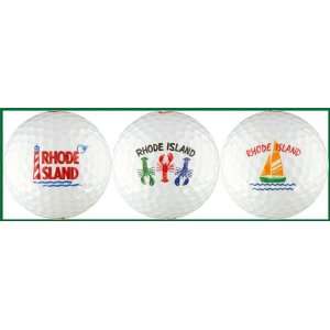  Rhode Island Golf Balls w/ Lighthouse, Lobster and 
