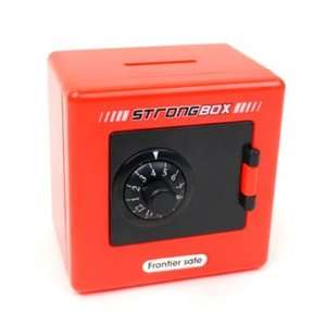 Red Secured Box Coin Bank