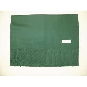Lot Sale of Three Cashmere Shawls Deep Green, Pink Graduated, and 