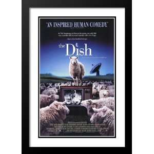  The Dish 20x26 Framed and Double Matted Movie Poster 