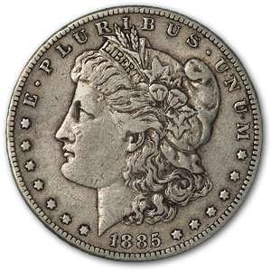 1885 S Morgan Silver Dollar   Extra Fine 