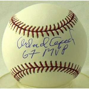  Autographed Orlando Cepeda Baseball   MVP Sports 