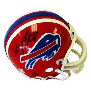  Doug Flutie Autographed / Signed Buffalo Bills Mini Helmet 