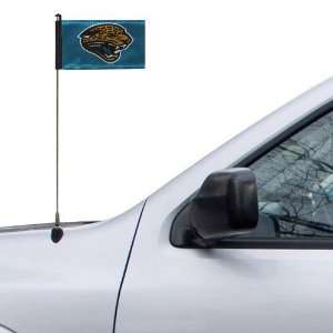  Jacksonville Jaguars 4 x 5.5 Teal Antenna Flag Sports 