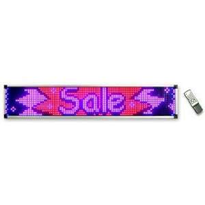  Ad Lite Programmable 4 Color LED Window Sign Display (RBPP 