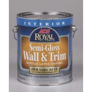  ACE ROYAL TOUCH INTERIOR SEMI GLOSS WALL & TRIM PAINT 