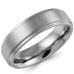   Tungsten Wedding Band Ring for Men   Size 9 Jewelers Mart Jewelry