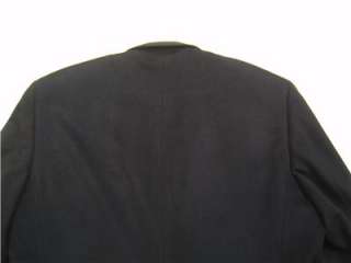 Bill Blass 100% Camel Hair Mens 40S Sport Coat 40 Blazer Jacket Black 