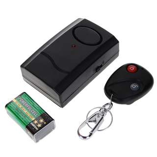 Vibration 120dB Anti Theft Security Alarm With Remote  