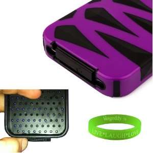  Bangle Purple Tiger Design iPhone Case Silicone Skin 