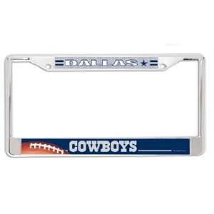  NFL Dallas Cowboys Auto Frame   Chrome
