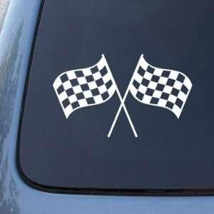 Checkered Flags   Checker Racing NASCAR   Car, Truck, Notebook, Vinyl 