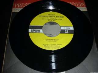   KENNEDY   45 RPM RECORD PRODUCED BY GOLDEN RECORDS JANUARY 30, 1961