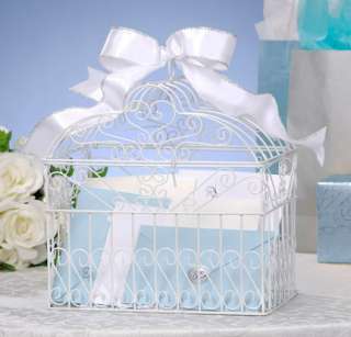 Wedding Bridal Shower Wire Bird Cage Card Holder Box  
