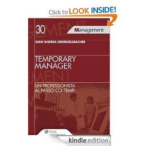 Temporary Manager (Italian Edition) Gian Andrea Oberegelsbacher 
