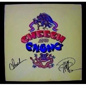  Cheech & Chong Autographed/Hand Signed Album Sports 