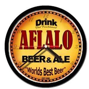  AFLALO beer and ale wall clock 