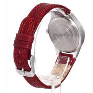 Timex Womens T49855 Expedition Burgundy Leather Field Watch  