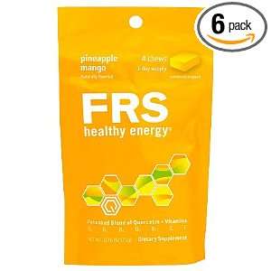  Frs Healthy Energy Chews, Pineapple Mango, 4 Count (Pack 