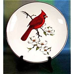  Cardinal North American Songbird Plate