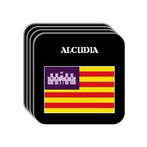Balearic Islands   ALCUDIA Set of 4 Mini Mousepad Coasters
