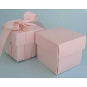  Pastel Pink 2 Square Box & Ribbon Toys & Games
