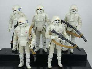 5x STAR WARS Ralph McQuarrie CONCEPT SNOWTROOPER loose army D2  