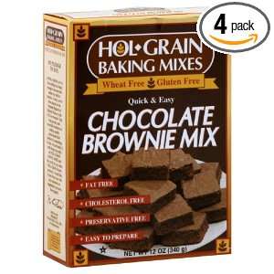 Hol Grain Chocolate Brownie Mix, Wheat Free and Gluten Free, 12 Ounce 