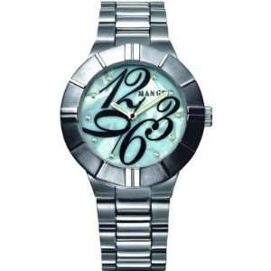   Mango QM711.09.02 Ladies Round Blue Dial Bracelet Watch Electronics