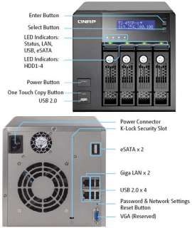 QNAP TS 459 Pro+ Diskless 4 Bay SATA NAS Server   NEW  
