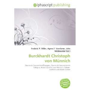   Christoph von Münnich (French Edition) (9786134002417) Books