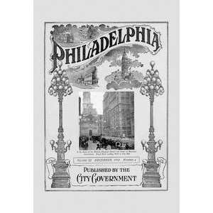 Vintage Art Philadelphia December, 1910   03482 3