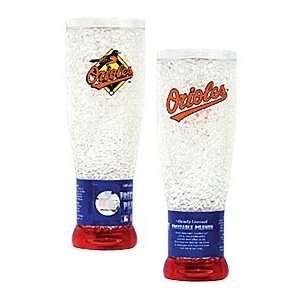Baltimore Orioles MLB Crystal Pilsner Glass