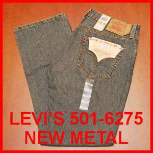 Levis 501 Jeans Jean New Metal 6275 ALL SIZES LENGTH  