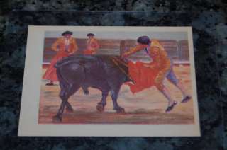 1956 Gum Products Inc. Manolette   Bullfighter Supreme Adventure #4 
