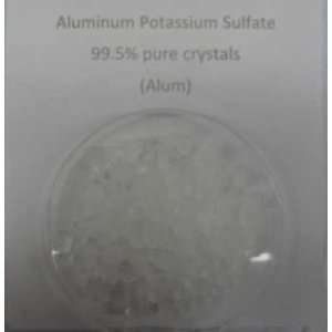  Aluminum Potassium Sulfate Crystals, 99.5%, 1 Lb 