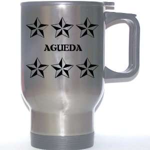  Personal Name Gift   AGUEDA Stainless Steel Mug (black 