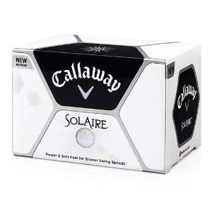  Callaway Solaire Custom Logo Golf Balls (12 Ball Pack 