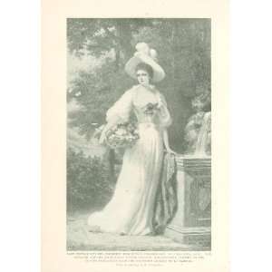   Print Lady Naylor Leyland Miss Jennie Chamberlain of Cleveland Ohio