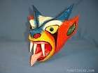 Hand Made Papier Mache Devil Mask Panama Chitre 12.5768​9