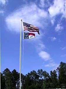 30 PREMIUM FLAGPOLE & 3X5 AMERICAN FLAG Flag Pole  