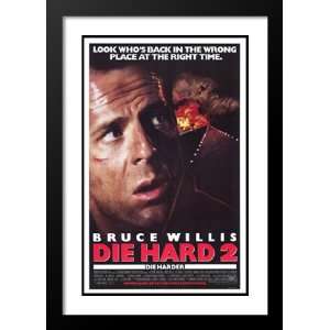 Die Hard 2 Die Harder 20x26 Framed and Double Matted Movie Poster   B