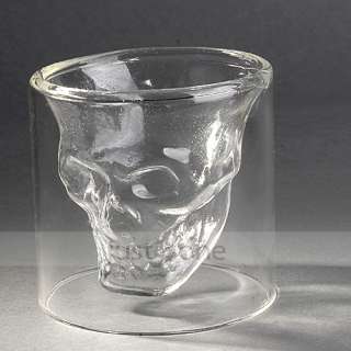 NEW Party Decorative Crystal Skull shot Glass red Wine Whisky Vodka 