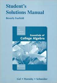   Algebra, (0321664213), Margaret L. Lial, Textbooks   