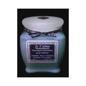  Je Taime Blue Spruce Soy Candle 18oz 