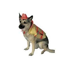  Halloween Fire Chief Dog Costume Small