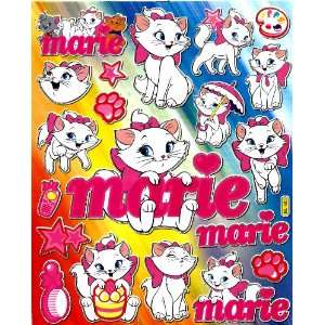Aristocats Marie kitty cat paw prints umbrella Disney Movie Sticker 