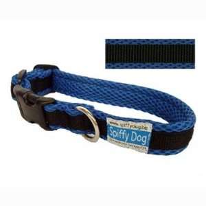  Quick Dry Comfortable Air Dog Collar(Black on Blue)(Large 