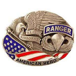  U.S. Army Airborne Ranger American Hero Belt Buckle Patio 