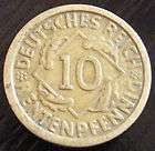 Germany, Weimar, 10 Rentenpfennig, 1923G, AUNC  